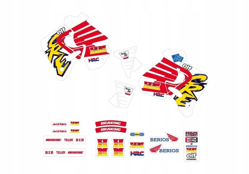 Set autocollants honda cr - d'autocollants,