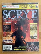 SCRYE #49  MARCH 2002 - NEW SEALED -LORD OF THE RINGS BALROG PROMO CARD + OTHERS