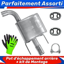 Pot d’échappement arrière