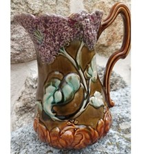 Ancien Pichet en barbotine - Art nouveau - N°736 - Onnaing