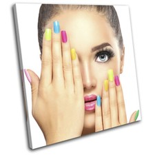 Woman girl female nails colour - woman,