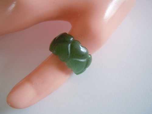Bague jade verte - bague,