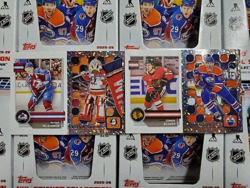 2025 topps nhl stickers - nhl,