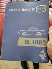 MANUEL DE REPARATION RENAULT FLORIDE Et Caravelle R.1092 - M.R.56