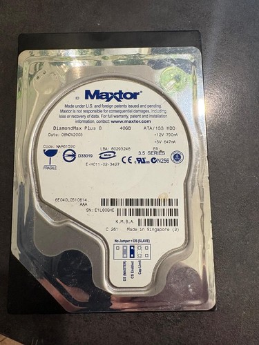 Disque dur interne - , maxtor
