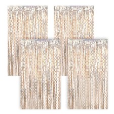 Lot de 4 rideaux à lamelles