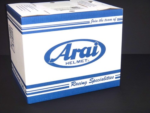 Arai white helmet new - arai, xl