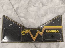 Flipper Pinball Gottlieb Apron porte étiquettes