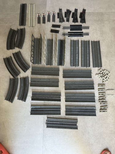 Gros lot de 40 rails - gros,