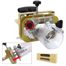 Fente pour machine à tailler mortaise gabarit poinçon localisateur rail coulis