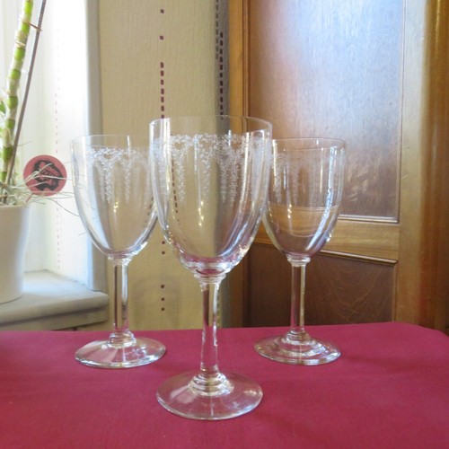 Verres eau en cristal - verres,