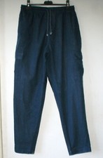PANTALON HOMME - Couleur Bleu marine - Taille 40 / 42 Ceinture élastique