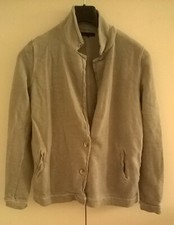 Veste DEICHGRAF taille XS grise avec boutons 100% coton 🌷Etat NEUF🌷