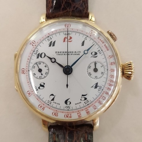 Eberhard chronographe jaune - eberhard,