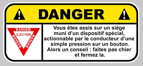 Danger siege ejectable - danger,