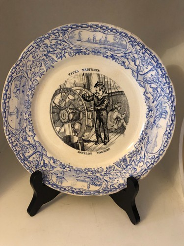 Ancienne assiette parlante