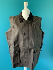 Gilet ATLAS FOR MEN ? Marron poches imperméable carreaux col velours? Taille L