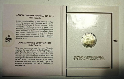 Coffret euro vatican 2025 - coffret,