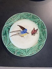 assiette barbotine ancienne