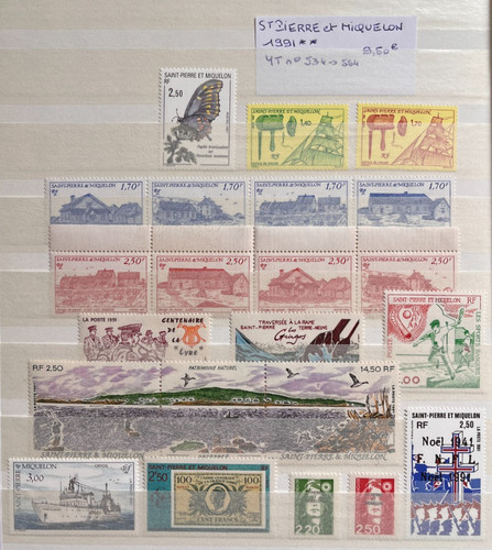 Timbres saint pierre - saint, et