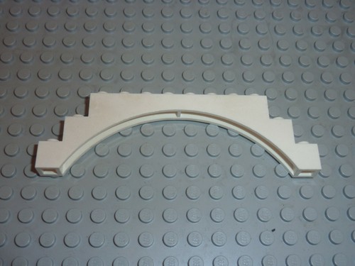 Lego white brick arch - brick,