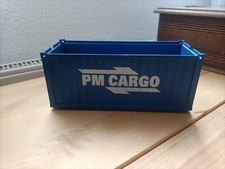  Playmobil , Grand Conteneur , Contenair Bleu Sans Couvercle 