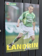 POSTER Christophe LANDRIN Jeremie JANOT ASSE SAINT ETIENNE Maillot Vert 40x56