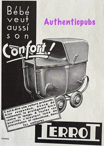 Publicite terrot poussette - publicite,