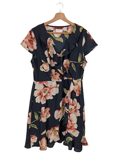 Apricot robe portefeuille - apricot,