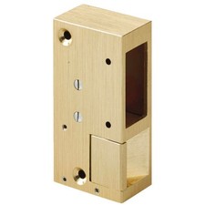 Gache électrique en applique électro inversé 100mm 24V serrure Muel 100 horizon