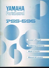 Yamaha - PortaSound - PSS-595 - 178 pages 28 x 21,5 cm