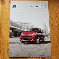 Catalogue SUBARU PLEO juillet