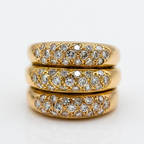Bague 750 18k jaune - bague, 750/18k