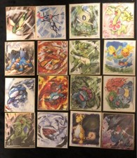 Très rare Pokemon Shikishi ART 1 tous les 16 types set complet import Japon F/S