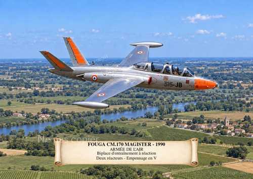 Fouga 170 magister avion - fouga,