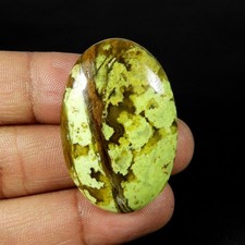 Cabochon opale verte naturelle