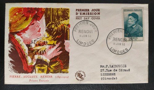 Enveloppe premier jour timbre - enveloppe,
