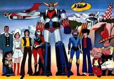 PLAQUE MÉTAL  MANGA GOLDORAK   30 X 20 CM