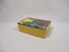 BOITE COFFRET CERAMIQUE LUNEVILLE K G DECOR TABLEAU CLAUDE MONET CERAMIC BOX