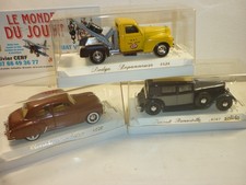 1/43  SOLIDO AGE D'OR LOT DE 3