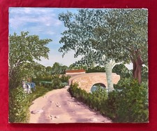 The Pigeon House Bridge - Oil