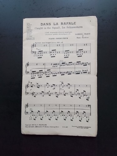 Partition ancienne piano - partition,