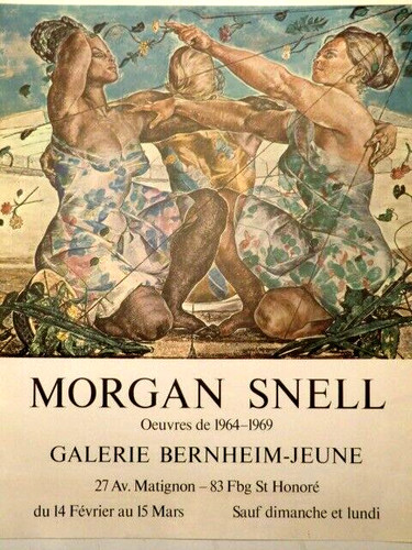Affiche originale morgan snell - affiche,