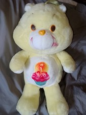 Bisounours Care Bears /Grogateau /Birthday Care Bear XL  Env 42cm/vintage.