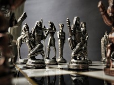 Jeu d'échecs fait main