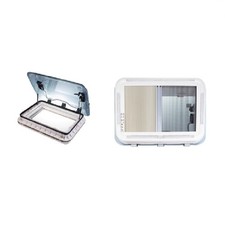 Di-Tec Hublot Panoramique camping car 700x500 Avec Store Moustiquaire Et LED