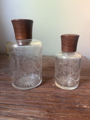 Flacons anciens cristal - ,