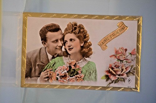Cpa carte postal - carte, sainte