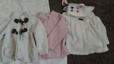 LOT DE 3 GILETS CHAUD BEBE