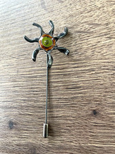 ancienne épingle à chapeau broche signée Cécile Jeanne